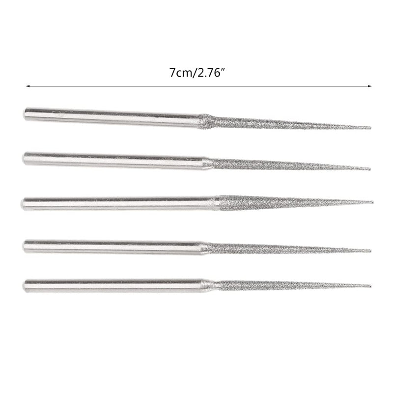 5pcs 3mm Shank Grinding Rods Drill Needle Engraving Carving Polishing Glass Masonry Drill Shank Grinding Rods Polishing Drill Attachment