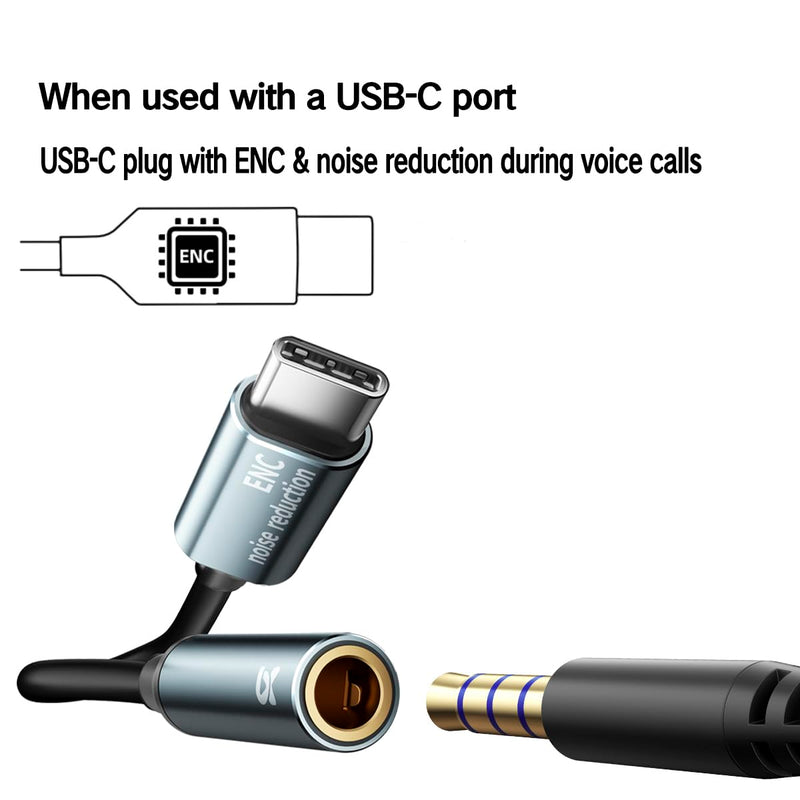 Wired Earphones Immersive Bass Noise Cancellation In-Ear 4-driver Headphone | Wired Earbuds with Microphone noise-canceling call,subwoofer and clear DAC decoded sound Universal USB C 3.5mm plug