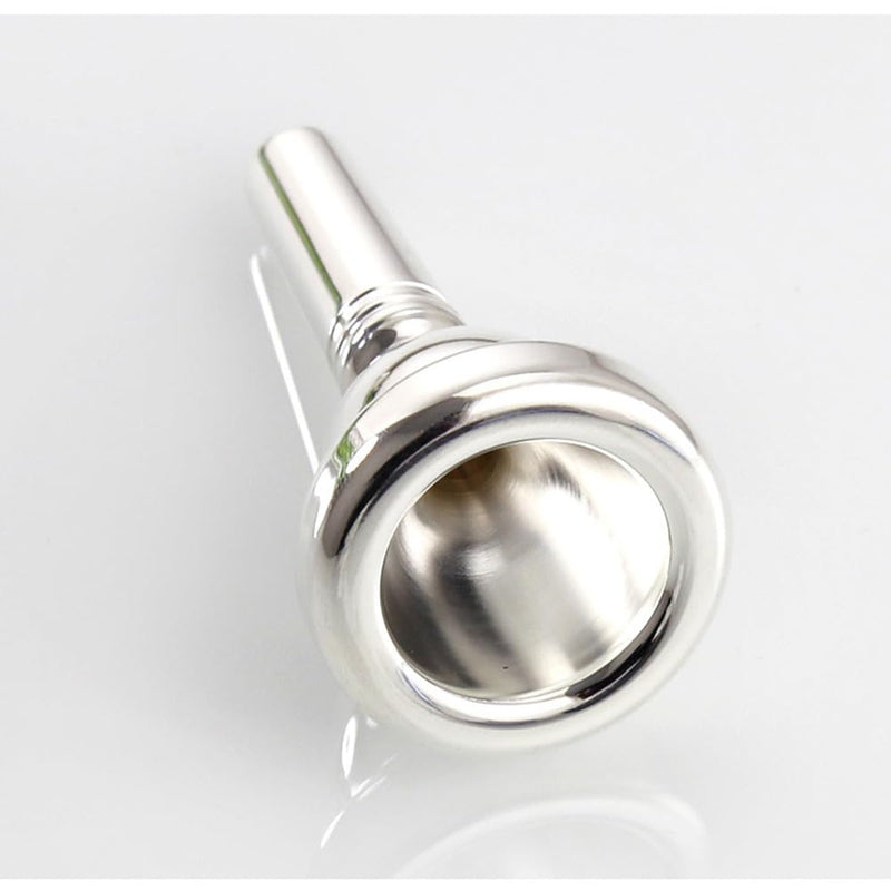 [AUSTRALIA] - Trombone Silver Plated Mouthpiece (6 1/2AL) Baritone Euphonium Mouth Piece Replacement Musical Instruments Accessories (Silver 6 1/2AL) 
