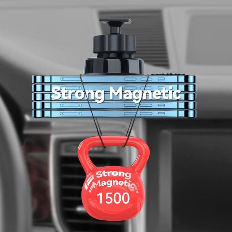 BEERTE Car Phone Holder fit for Porsche Macan 2015-2025 and Porsche Cayenne 2019-2023,Strong Magnetic Phone Mount Rotatable Adjustable Safe Convenient Phone Navigation for 4-7 inch Smartphone Magnet