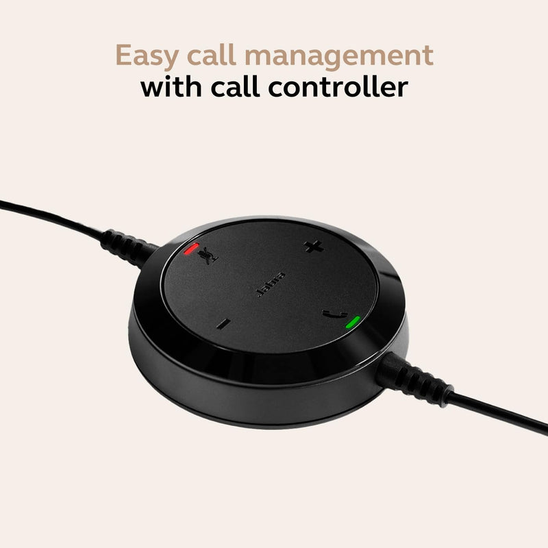 [AUSTRALIA] - Jabra Evolve 20 Wired Headset (2025 Edition) - Single-Ear Set for Office and Work from Home - Call Control - Certified for MS Teams - USB-C/A Connectivity - Black Mono Teams Certified 