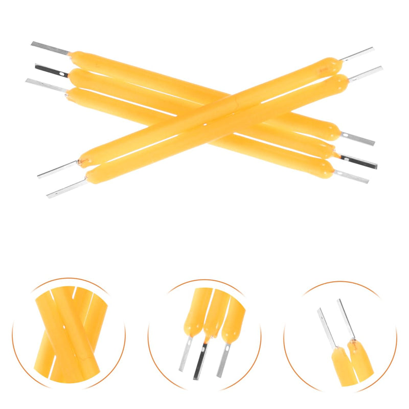 Ciieeo Pack of 100 Light Bulb Filament Parts for LED Light Bulbs The Apartment Appartment Hard LED Filament Hard Light Filament Flexible Accessories Silk Strips Diode