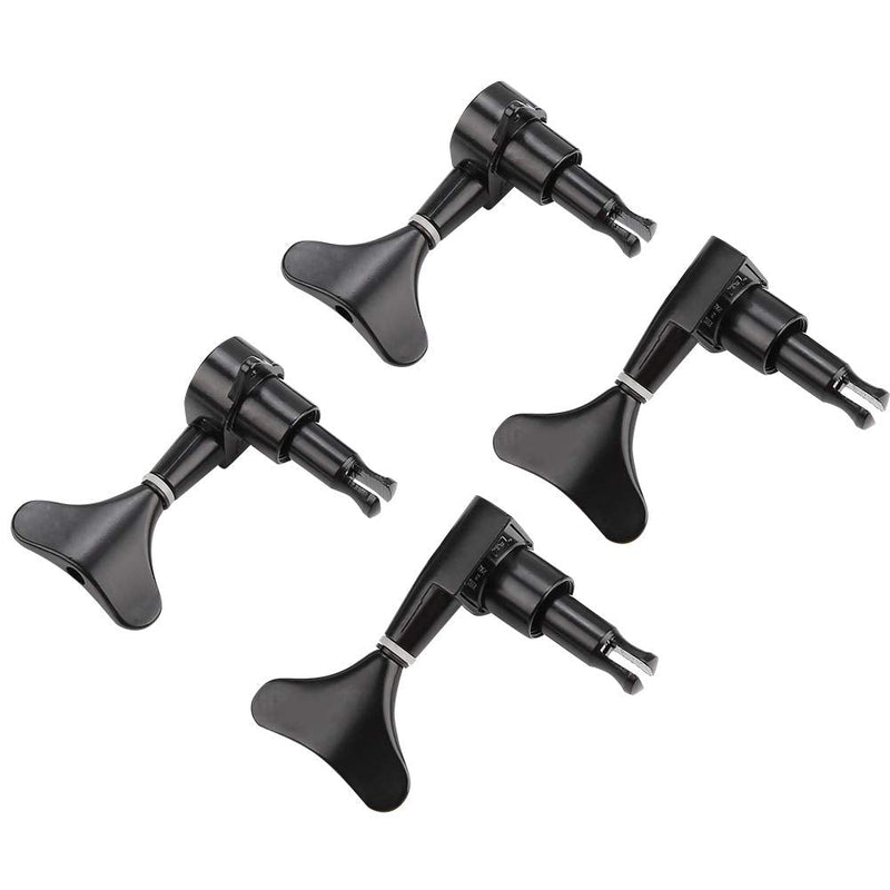 [AUSTRALIA] - VBESTLIFE 2L 2R Electric Bass Machine Heads, Sealed Tuner String Tuning Key Pegs for Electric Bass Black 