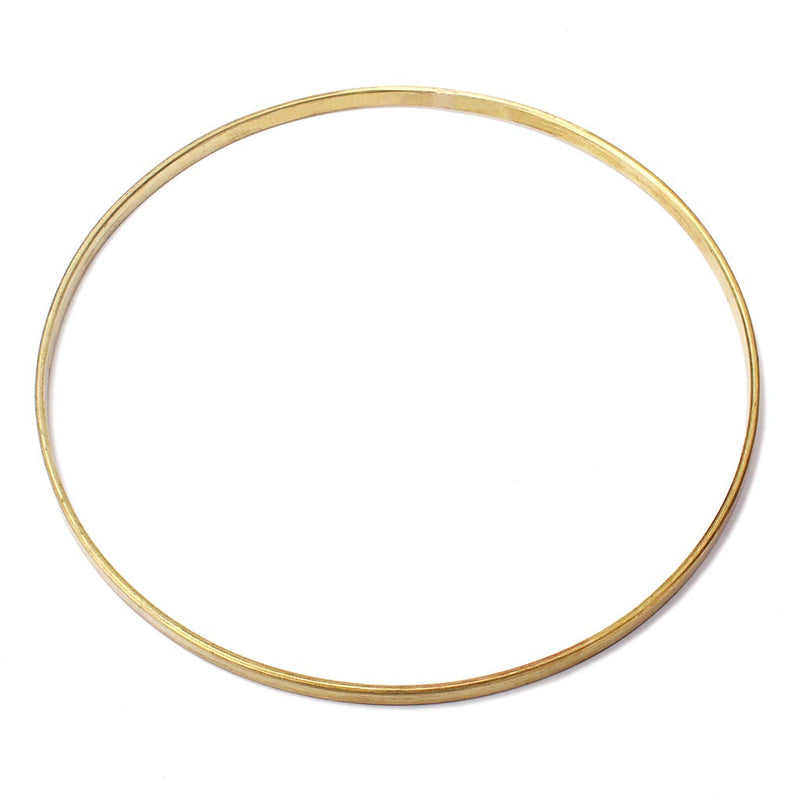 Alnicov Banjo Tension Hoop Banjo Flanges 11 Inch ，For Banjo Accessories Brass Plated