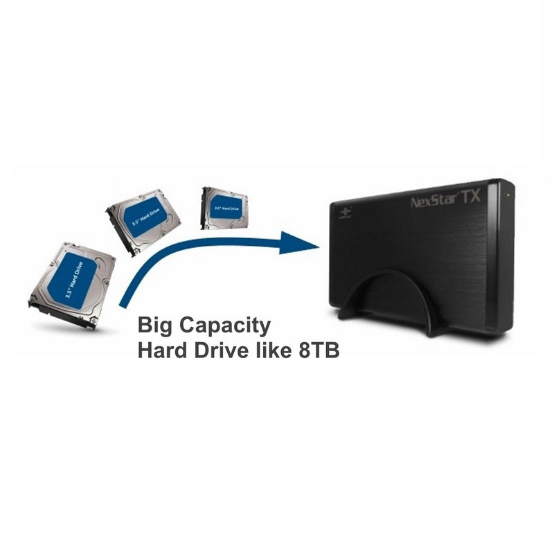 Vantec NexStar TX 3.5" USB 3.0 Hard Drive Enclosure (NST-328S3-BK ) NexStar TX - USB 3.0 (Updated version)
