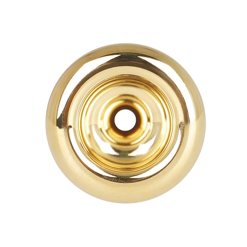 OriGlam Trumpet Mouthpiece 17C Brass Gold Plated Mouthpiece Replacement Part for Brass Wind Musical Instrument Parts