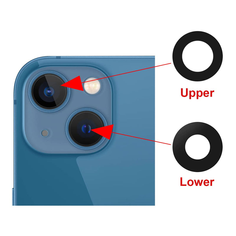 [AUSTRALIA] - 2 Set OEM Back Rear Camera Lens Glass Replacement for iPhone 13 and iPhone 13 Mini with pre-Installed Adhesive and Reparing Toolkit iPhone 13 / iPhone 13 mini 