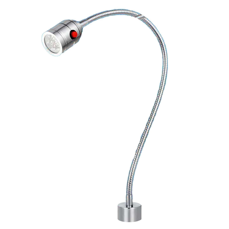 Gooseneck Magnetic Lamp Gooseneck LED Work Light 5W 24V Tube Length 500MM Magnetic Base Tool Lamp for Workbench Repair