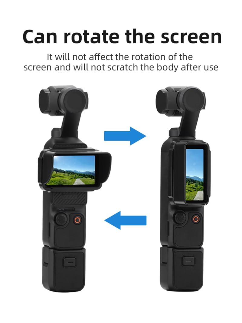 [AUSTRALIA] - for DJI Osmo Pocket 3 Screen Sunshade Cover Hard PC Sun Hoods Protector Accessories 