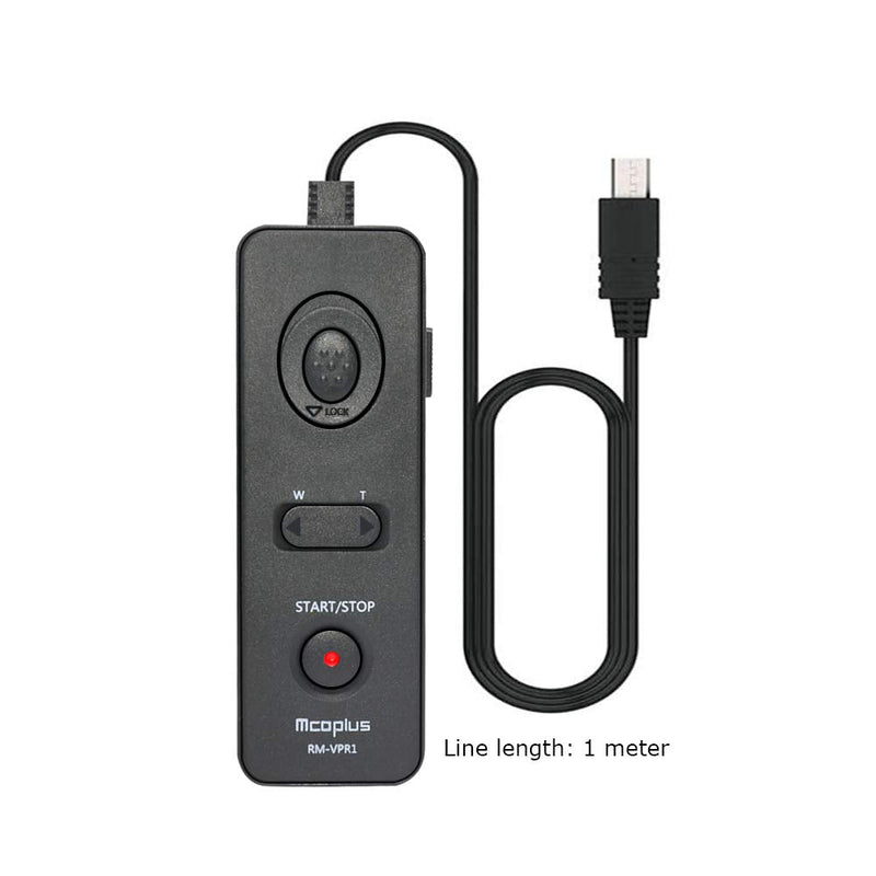 Mcoplus RM-VPR1 39.4 Inches Remote Control Shutter Release Cord with Multi Terminal Cable for Sony RX10/HX50/HX60 A7 A7III A7R A6000 A6400 A5100 A7S A9 A5000 NEX-3N RX100, Replacement for sony rm-vpr1
