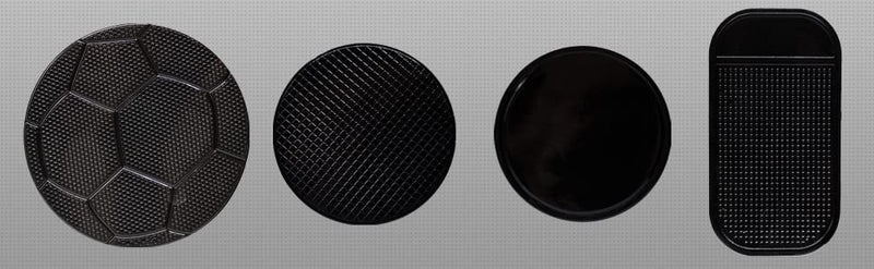 [AUSTRALIA] - Car Dashboard Sticky Non Slip Pad, Anti-Slip Sticky Gel Mat for Cell Phone, Radar Detector, Tablet, GPS, Keys or Sunglasses, Small Round 3.5” – Pack of 2 