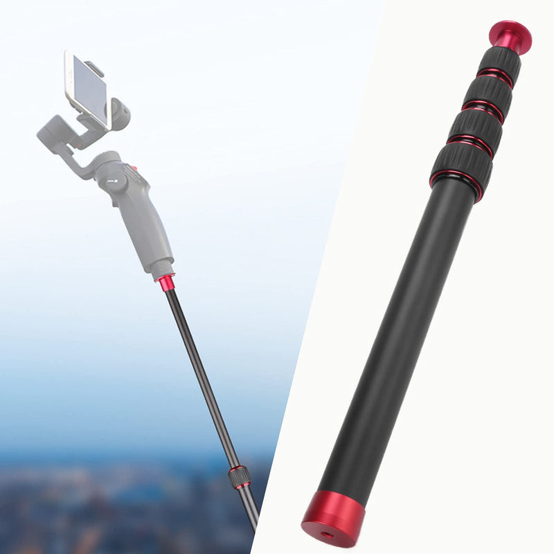 Camera Monopod, Professional 33.5-108cm/13.2-42.5in Aluminum Alloy Monopod Universal 1/4Screw Tripod Extension Rod for Tripod Monopod Length Extension