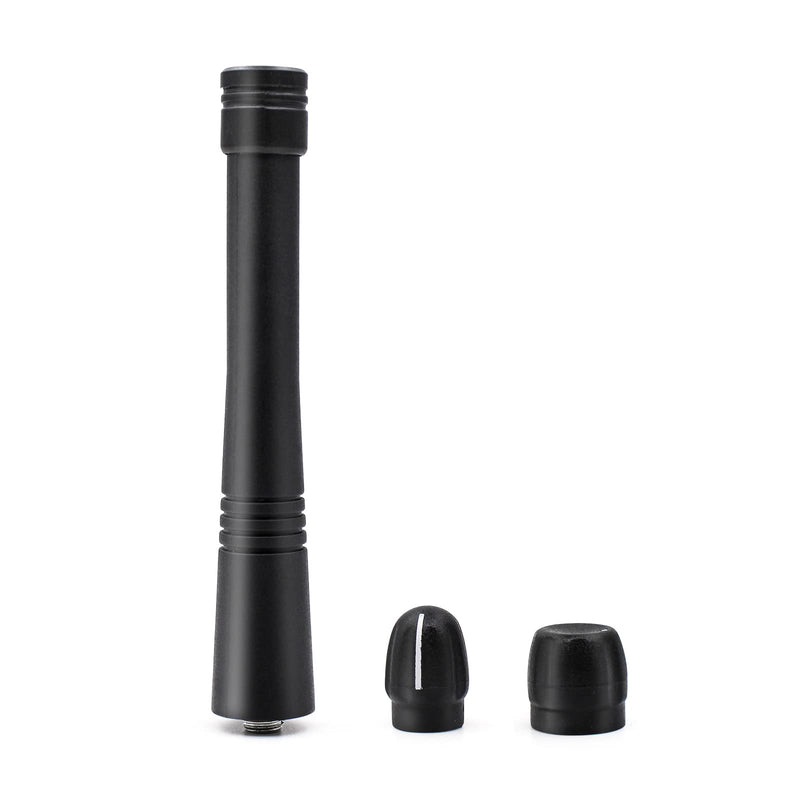 3Set VHF Stubby Antenna & Volume Knob + Channel Knob Cap for Motorola Radios CP200 CP200d CP150 CP040 PR400 HT750 HT1250 HT1550 PR860 EX500 EX600 Walkie Talkie Replacement Accessories