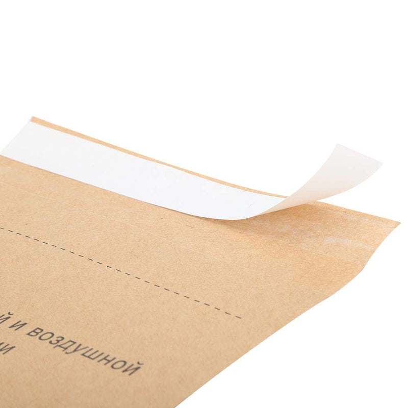[AUSTRALIA] - Brrnoo Disposable Sterilisation Bags, 75 x 150 mm Self-Adhesive Sterilising Bag, Sterilisation Bag, Disinfectant Bag for Cosmetics, Nail Tools, Accessories for Disinfectant Machine, Pack of 100 brown 
