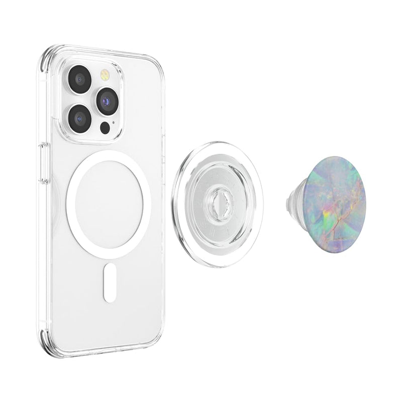 PopSockets Phone Grip - Opal PopSockets PopGrip for MagSafe Magnetic PopGrip