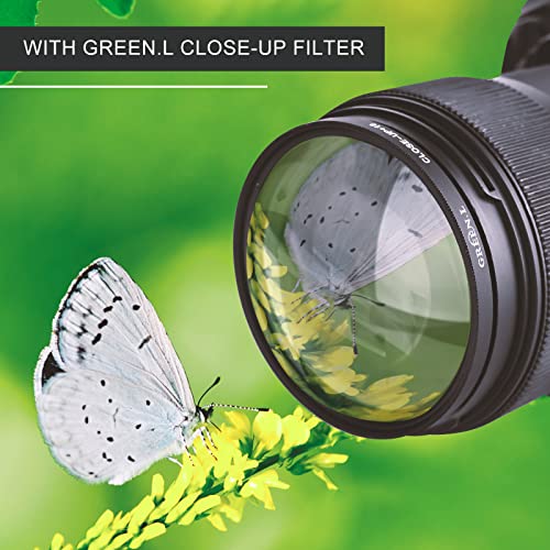 GREEN.L 67mm Close-up Filter Set(+1,+2,+4,+10), Professional Macro Filter for Camera Lens