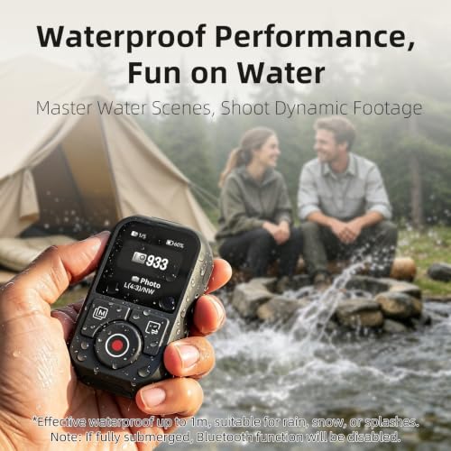 T13 Waterproof Bluetooth Remote for DJI Osmo Action 6/5 Pro/4/Osmo 360 Grey