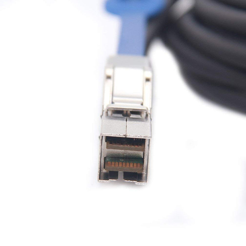 10Gtek 12G Mini SAS HD SFF-8644 to SFF-8644 Cable for NVMe Enclosure/Storage Array, SAN & JBOD Compatibility, 100-Ohm, 1-m(3.3ft), 2-Pack 1) 8644 1m 2pc