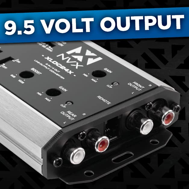 [AUSTRALIA] - NVX XLOC24X 2 inputs / 4 outputs High Voltage Active Line Output Converter with Impedance Matching and Remote Level Control 2 Input | 4 Output 