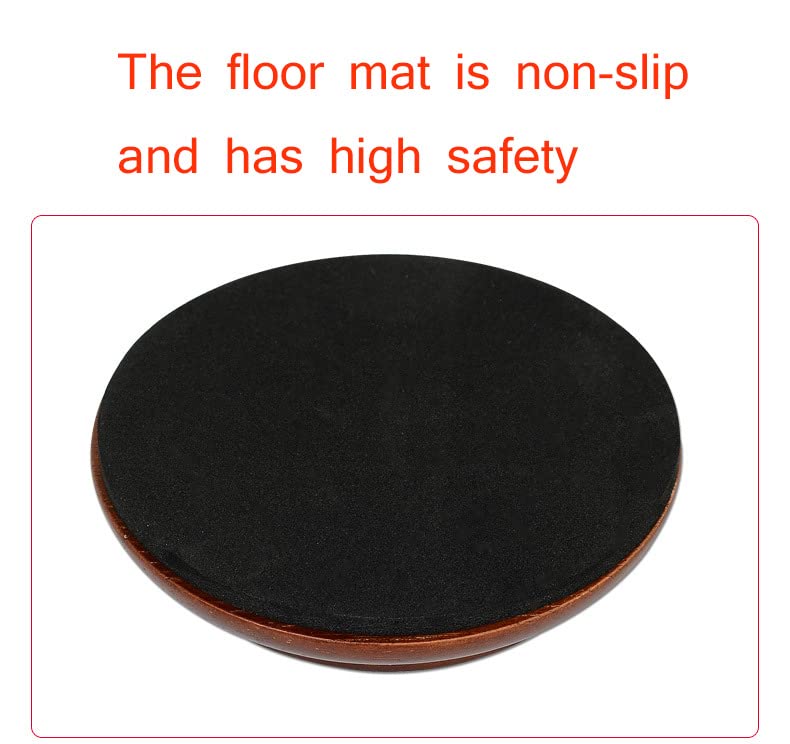 Piano Caster Cups for Upright Piano Wooden Piano Caster Piano Leg Floor Protectors with Non-Slip & Anti-Noise Foam Hardwood Floor Protectors Dark Brown 4 Pack for Upright Piano Leg