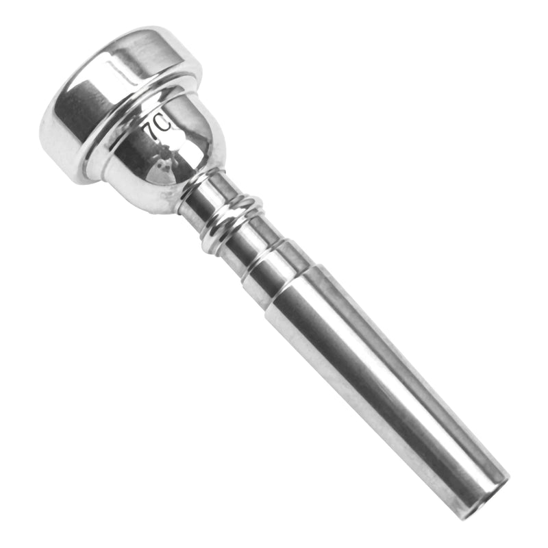 3Pcs Yootones Trumpet Mouthpiece 7C 5C 3C Trumpet Mouthpiece Set for Beginners and Professional Players (Silver) Silver