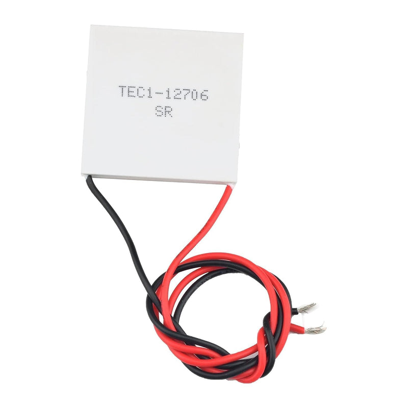2 Pcs TEC1-12706 Peltier Cooling Module Semiconductor Cooling Tablets with 5g Thermal Paste Heatsink Thermoelectric Cooler Kit 2 pieces Peltier cooling module + 1 piece thermal pastes