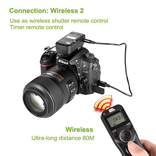 Pixel Timer Shutter Release TW283-N3 Wireless Remote Control for Canon 5D Mark III/ 5D Mark IV/ 5D 6D /7D Mark II/ 7D R5 R5C 50D 40D 30D D60 D30 1DX MARKII