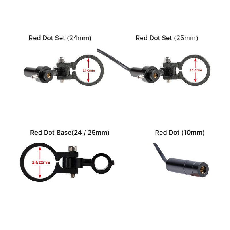 Cloudray Diode Module Red Dot Set Dia. 25mm Positioning DC 5V for E Series DIY Co2 Laser Head Red Dot Set 25mm for E Series