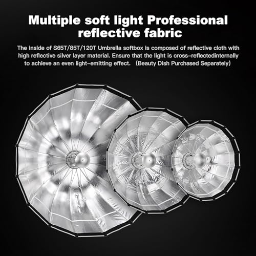 Godox Softbox 25.6"/65cm Godox S65T Bowens Mount Compact Softbox 25.6"
