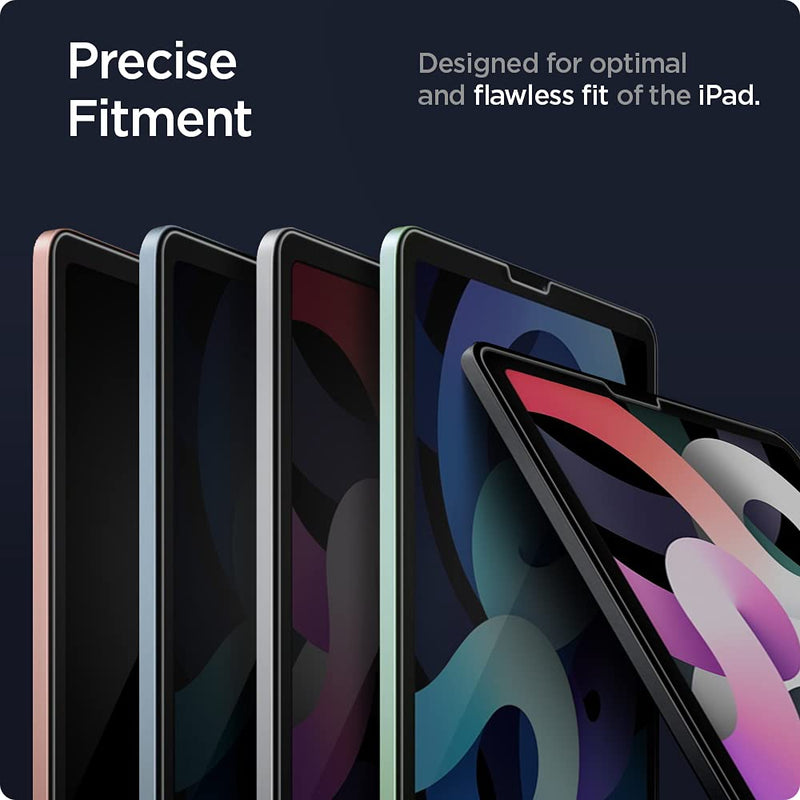 Spigen Glas.tR EZ Fit Tempered Glass Compatible with iPad Pro 11 Inch M2 2022, iPad Pro 11 Inch 2021/2020/2018, iPad Air 5 2022, iPad Air 4 2020, Scratch Resistant, 9H Screen Protector