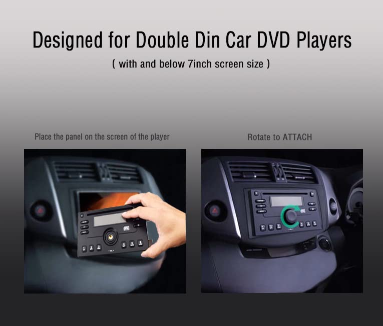 7 INCH Security Face Panel for Double Din CAR DVD Player Anti-Theft Panel