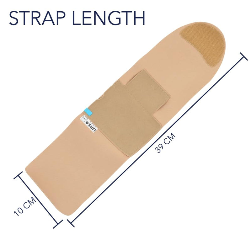 URSA Ankle Straps: Low-Profile, Soft, Stretchy & Breathable Transmitter Straps for Location Sound, Theatre, Wedding Shoots & More (White, Ankle) White