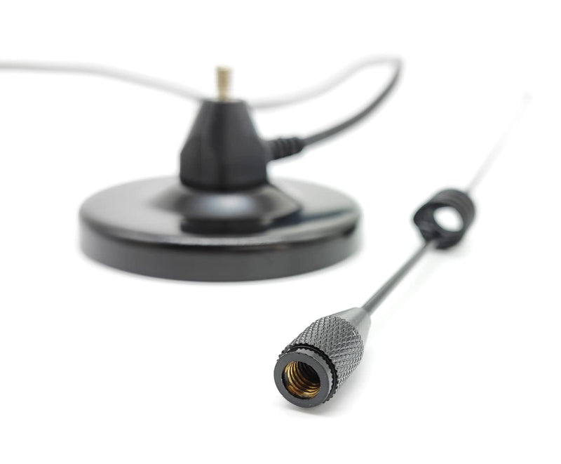 [AUSTRALIA] - Dualband Antenna 2meter 70cm Mobile VHF/UHF Ham Radio (137-149, 437-480 Mhz) Mag Mount Magnet Base PL-259 Connector, 10 Ft RG58 Cable 