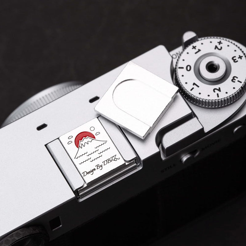 Camera Hot Shoe Cover/Shutter Button, Soft Release Button,Suitable for FUJIFILM XT5 XT4 XT3 XT30 XT20 X100V X100F XT100 X-E3 X-PRO2 X-PRO3 (Mountains and sea-Hot Shoe Cover) Mountains and sea-Hot Shoe Cover