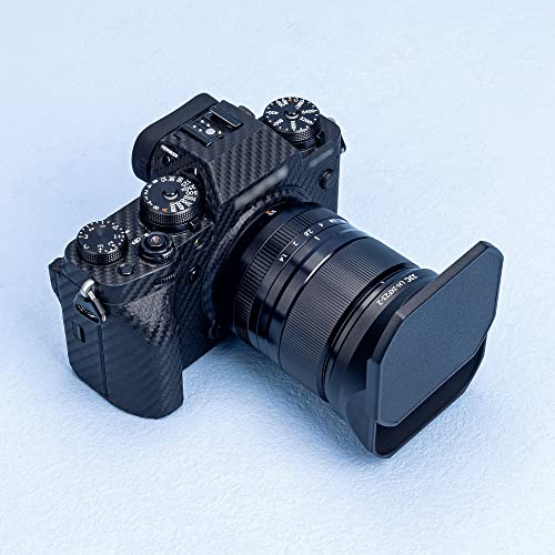 JJC Bayonet Metal Lens Hood for Fujifilm Fuji Fujinon XF 23mm F1.4 R LM WR and XF 33mm F1.4 R LM WR Lens, Replaces Fuji LH-XF23 II/LH-XF23-2 Lens Hood Shade with Hood Cap For XF 23mm f1.4 Lens