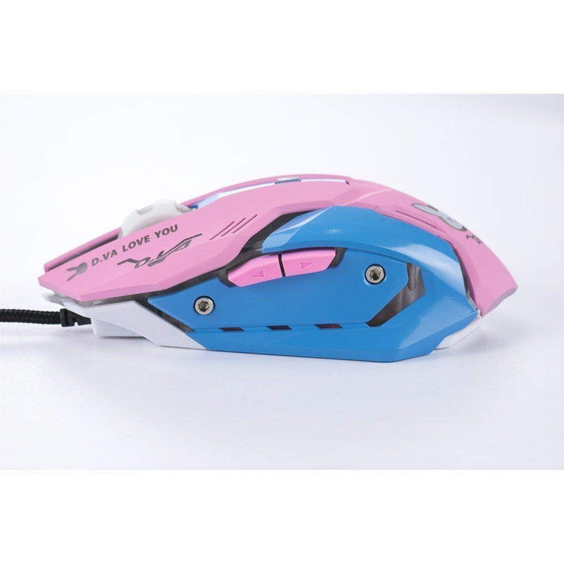 OW Mouse Breathing LED Backlit Gaming Mouse Genji Reaper Wired USB Computer Mouse for PC& Mac E-Sports Gamers