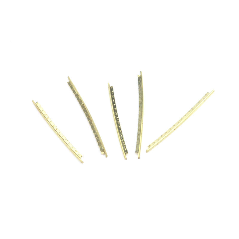 Guitar Fret Wires, 2mm 20 Frets Brass Fretwire for Electric Guitar Bass Guitar Fingerboard Replacement- Gold 2mm-20 Frets