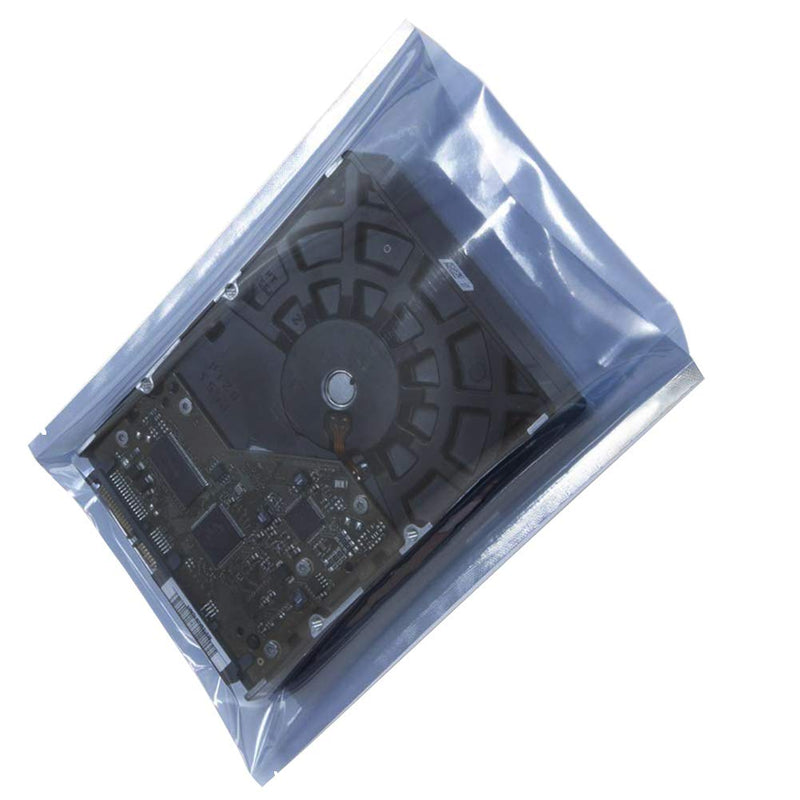 10Pcs Open Top Anti Static Bags 15.75x19.69in Extra Large ESD Shielding Bag 40x50cm with Static-Free Stickers for Computer Electronics 10pcs-15.75x19.69in Open-top