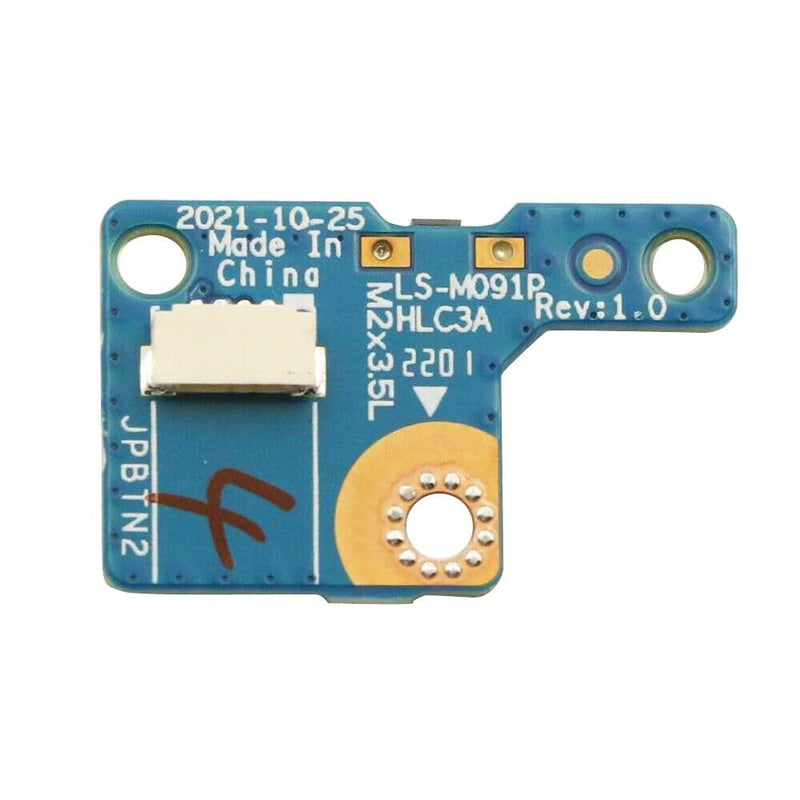 Gintai Power Switch ON-FF Button Board Replacement for Lenovo Yoga 6 13ALC7 82UD, Yoga 6 13ABR8 83B2 HLC3A 5C50S25306 LS-M091P Laptop Power Board