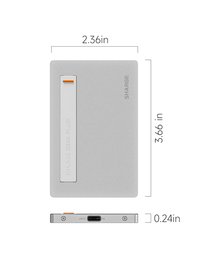 sharge Modular Magnetic Pad and USB C Data Cable Bundle