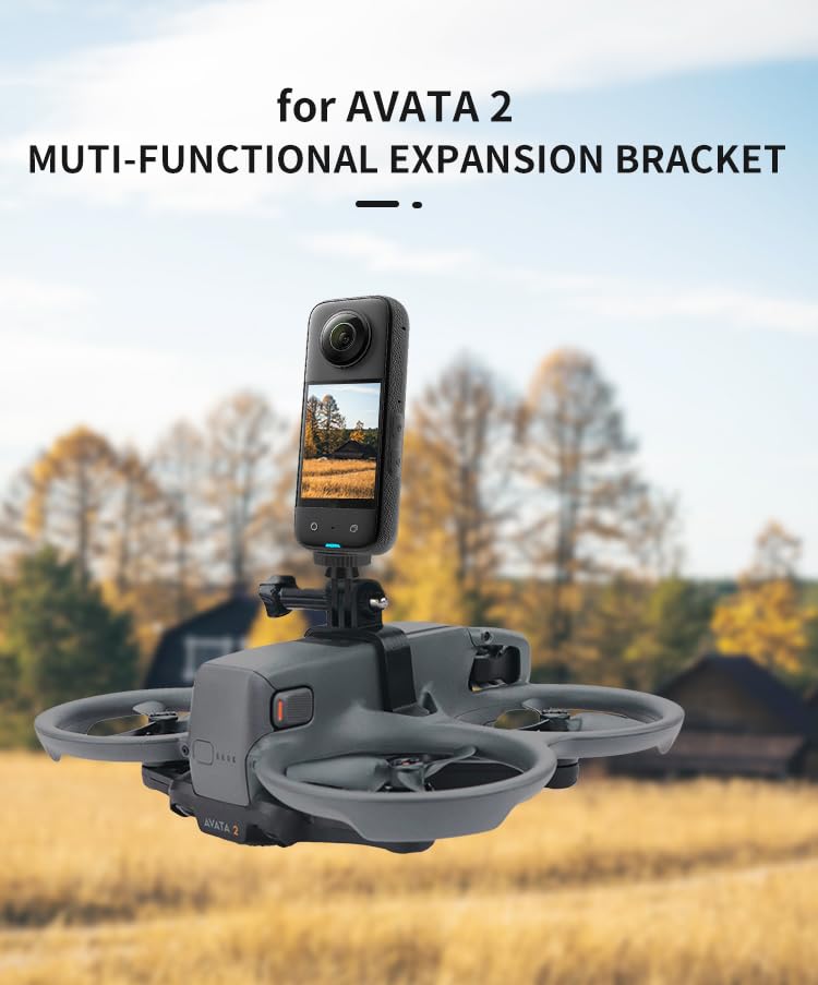 Avata 2 Camera Mount Extension Carry Bracket with 1/4 Screw Adapter for DJI Avata 2 Accessories