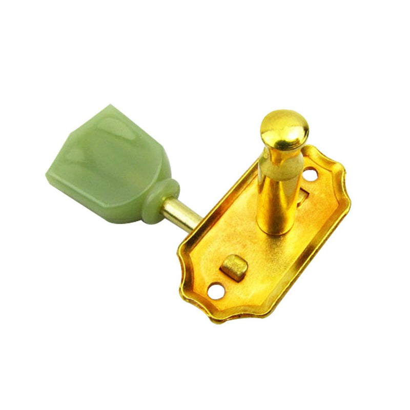 Musiclily 3R3L Vintage Style Guitar Tuners Machine Heads Tuning Pegs Set for Les Paul LP Epiphone Guitar Replacement,Gold with Keystone Button Gold