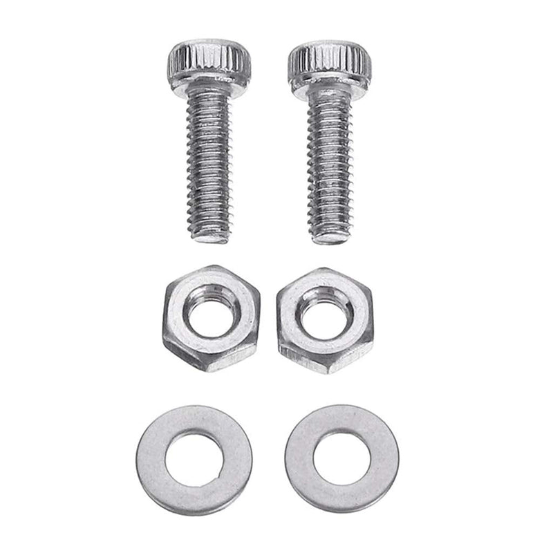 50pcs M2.5 Universal-Turntable Headshell Cartridge Mounting Kit Stainless Steel Bolts Screws Set For Case Tools