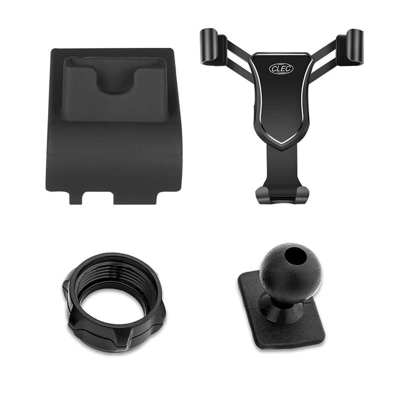 BEHAVE Phone Holder for Toyota RAV4,Car Phone Holder for Totota RAV4 2013-2018 Phone Cradles,Adjustable Phone Mount for iPhone 8 iPhone X,Smartphone for 5.5/6 in Alloy Black,Compatible for Toyota RAV4 2013-2018