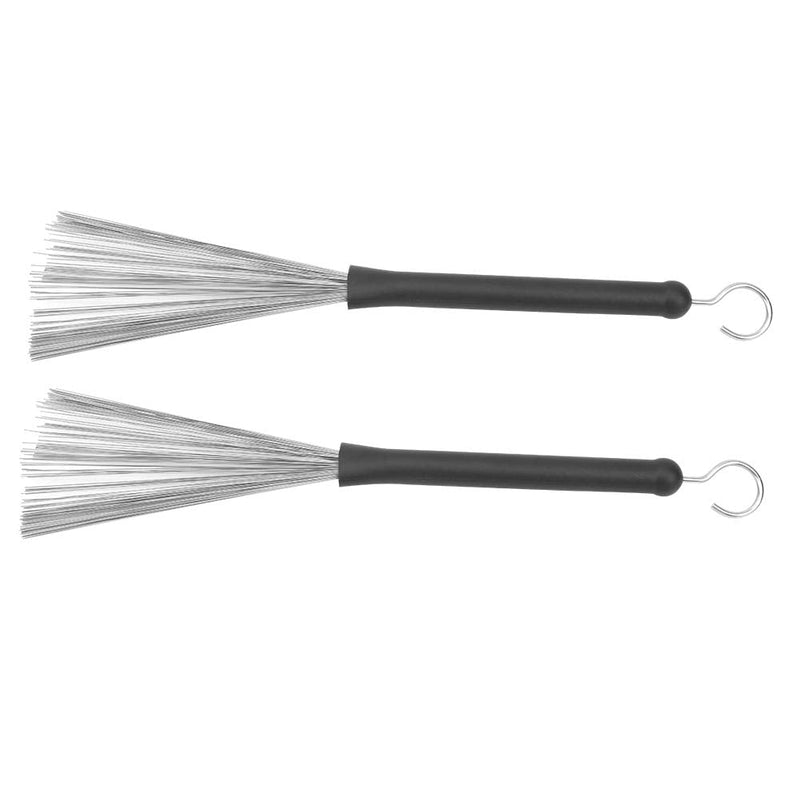 1 Pair Retractable Drum Wire Brushes Drum Stick Brushes for Jazz Folk Rock Band Playing Accessories