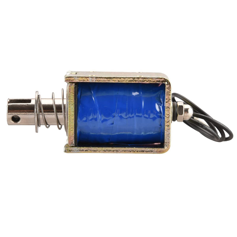 Hechen Solenoid Coil Electromagnetic Net HS-1240S DC12V 1.6A 25N 10mm Hub Push Pull Type Open Frame Door Lock