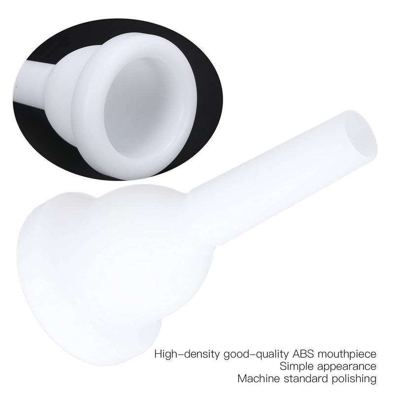 Eujgoov Tuba Mouthpiece ABS Plastic Machine Standard Polishing Tuba Mouthpiece MT‑20