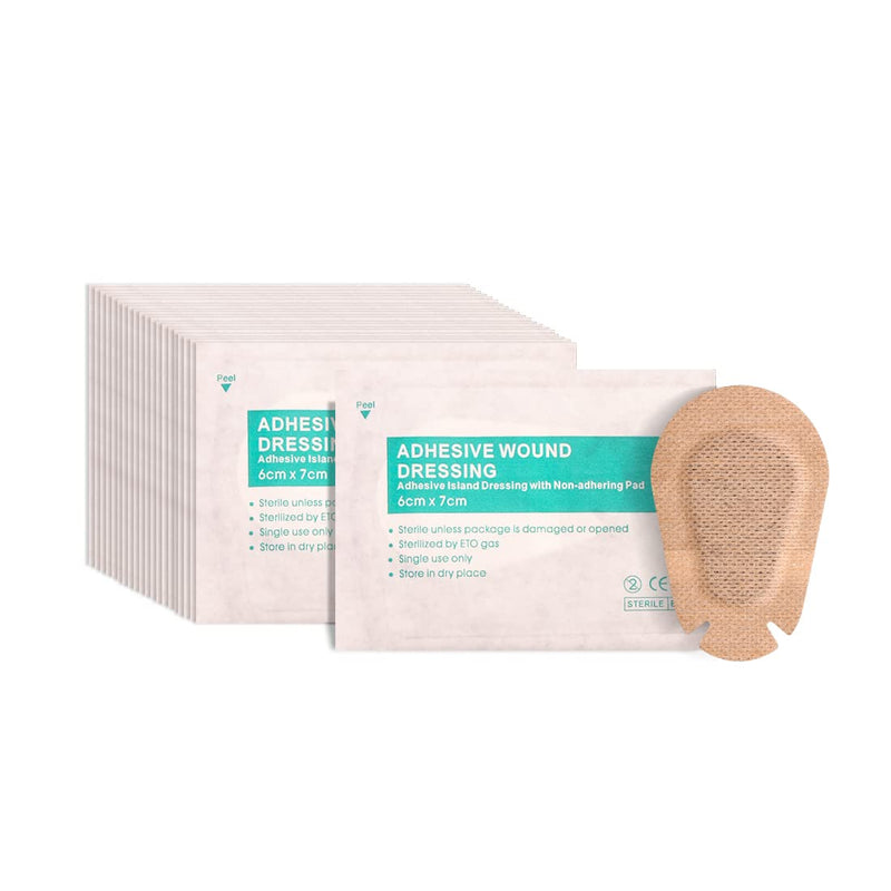 40pcs Adhesive Eye Patches for Adults/Kids,Skin Color Non-Woven Adhesive Bandages Wound Dressings for Adults/Kids 40pcs Skin