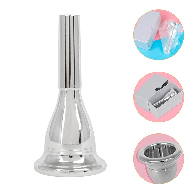 Tuba Tuba Mouth Instrument Accessory Tuba Replacement Silver