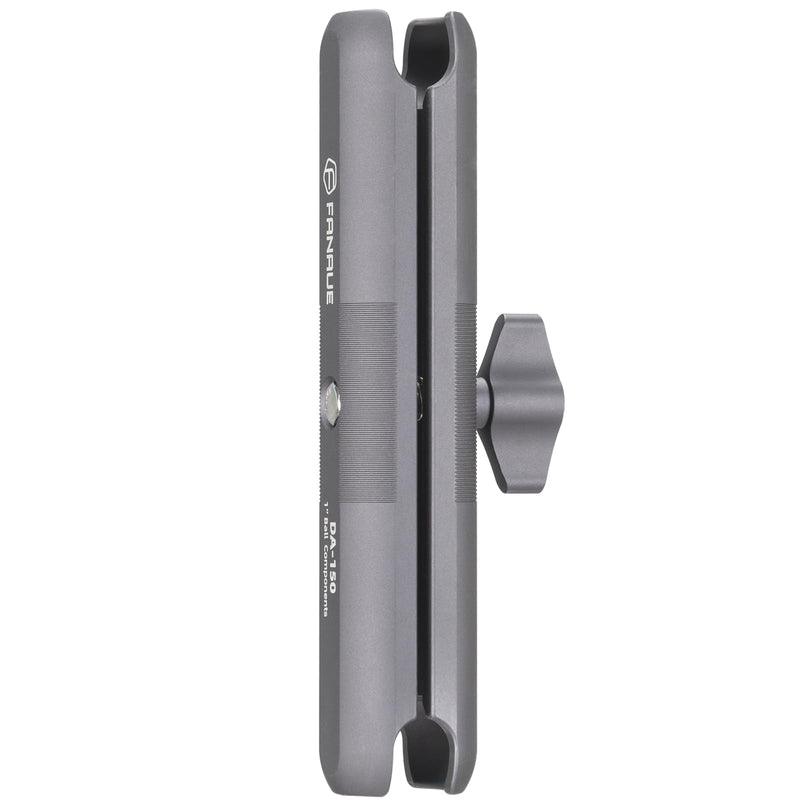 FANAUE Aluminum Phone Holder with 150mm Double Socket Arm Compatible with 6-8.5" Smartphone - with B Size 1" Ball Components for RAM Mounts
